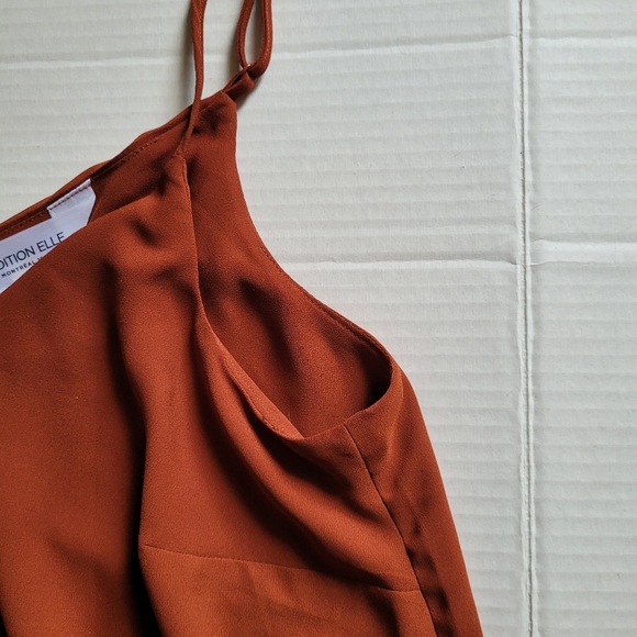 Addition Elle camisole tank top lingerie undershirt blouse shirt layered chiffon - Picture 7 of 8